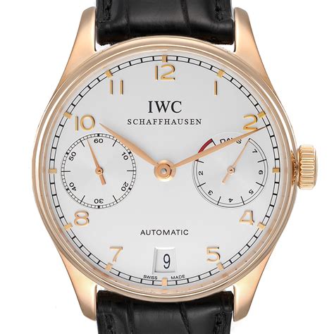 iwc seven days|iwc portuguese chronograph price.